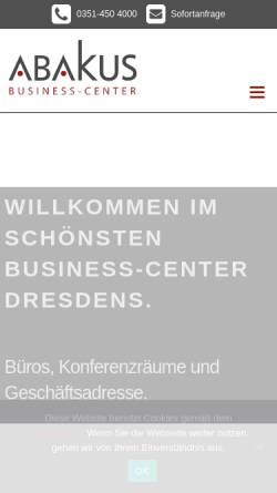 Vorschau der mobilen Webseite www.abakus-bc.de, Abakus Business-Center Aberle & Lebsuch OHG