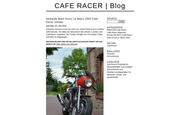Cafe Racer Blog