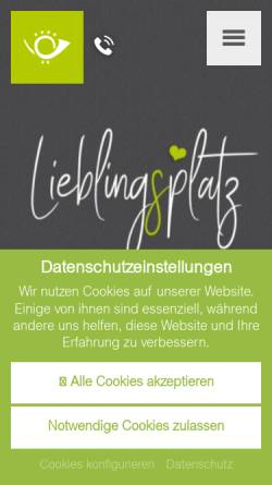 Vorschau der mobilen Webseite www.hotel-neue-post.de, Wellnesshotel Neue Post
