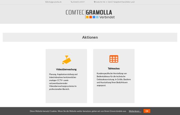 Vorschau von www.gramolla.de, Comtec Gramolla Handelsgesellschaft mbH