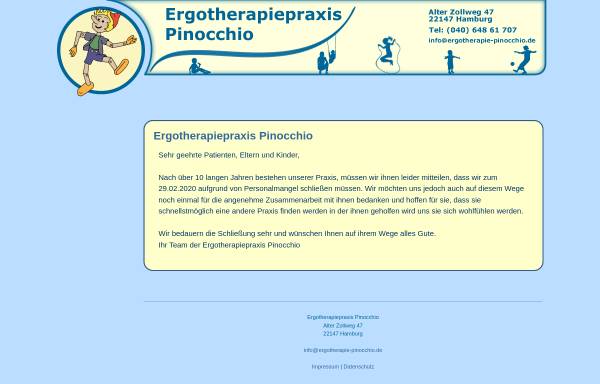 Vorschau von www.ergotherapie-pinocchio.de, Ergotherapiepraxis Pinocchio