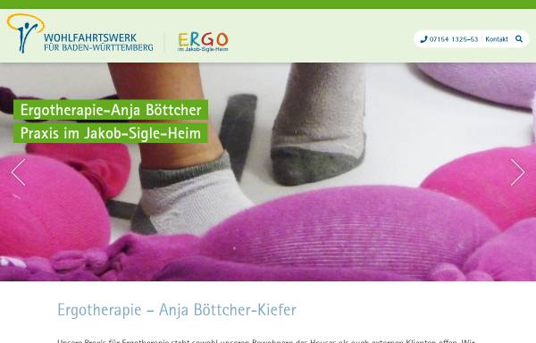 Vorschau von www.ergo-kornwestheim.de, Ergotherapiepraxis im Jakob-Sigle-Heim
