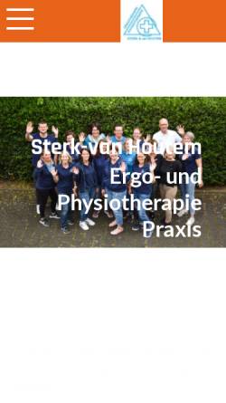 Vorschau der mobilen Webseite www.physio-sterk.de, Sterk Ergotherapie