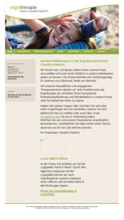 Vorschau der mobilen Webseite ergotherapie-oberursel.de, Ergotherapie Praxis Ursula Mahner