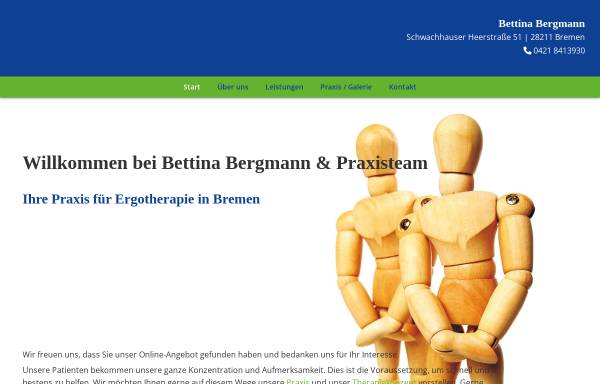 Vorschau von www.ergopraxis-bremen.de, Heike Lompe und Bettina Bergmann