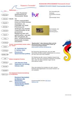 Vorschau der mobilen Webseite russisches-sprachseminar.de, Russisches Sprachseminar