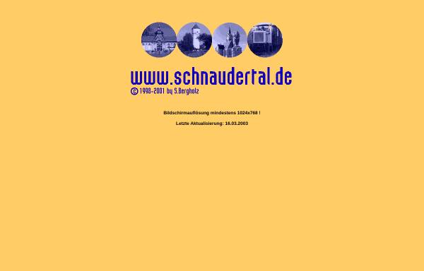 Vorschau von www.schnaudertal.de, Im Tal der Schnauder