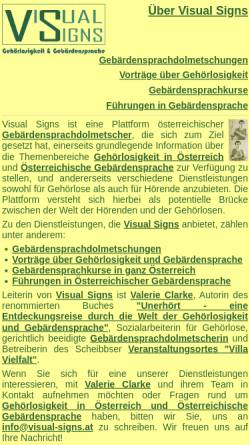 Vorschau der mobilen Webseite www.visual-signs.at, Visual Signs - City Tours OG