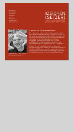 Vorschau der mobilen Webseite www.derzeichensetzer.de, Der Zeichensetzer