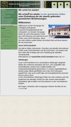 Vorschau der mobilen Webseite www.fsg-tell-sad.de, Feuerschützengesellschaft 