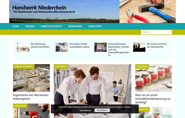 Vorschau von www.handwerk-niederrhein.de, Kreishandwerkerschaft Niederrhein Krefeld-Viersen-Neuss