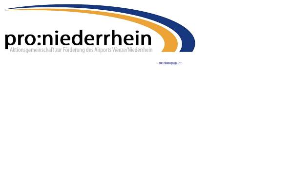 Vorschau von www.pro-niederrhein.net, Aktionsgemeinschaft »pro:niederrhein«