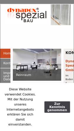 Vorschau der mobilen Webseite www.dynapox.de, Dynapox GmbH