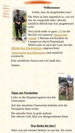 Vorschau der mobilen Webseite www.andreeweb.de, Schwandt, Andree
