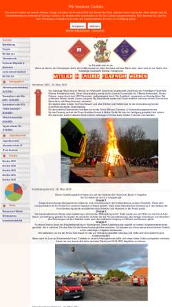 Vorschau der mobilen Webseite www.feuerwehr-friedenshof-wismar.de, Freiwillige Feuerwehr Friedenshof