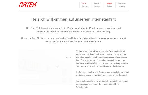 Vorschau von www.natek.de, NaTeK Dienstleistung & Service, Einzelunternehmen