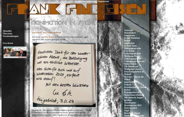 Vorschau von www.frank-findeisen.de, Frank Findeisen - Reanimation in Stahl