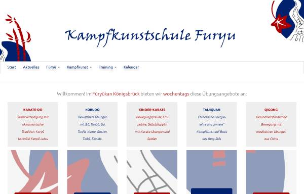 Vorschau von www.furyu.de, Kampfkunstschule FURYU