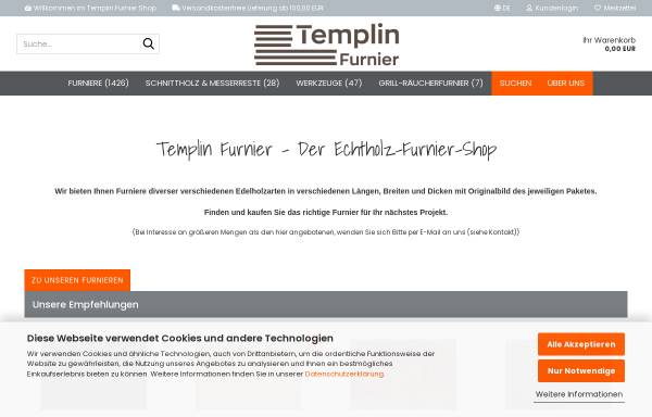 Vorschau von www.templin-furnier.de, Templin OHG