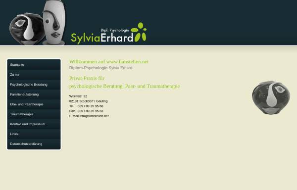 Vorschau von www.familienaufstellung-gauting.de, Dipl. Psychologin Sylvia Erhard