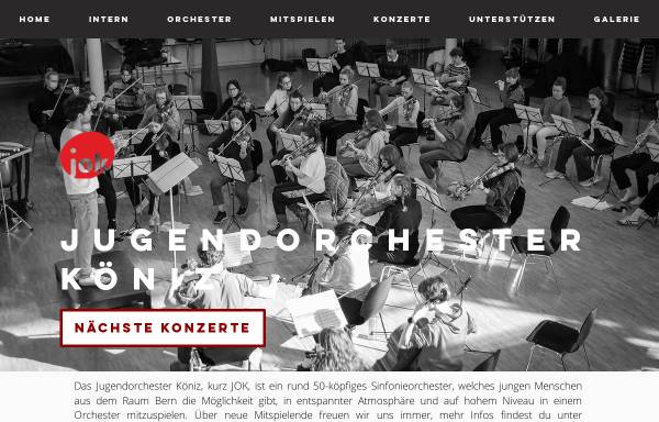 Vorschau von www.jugendorchester.ch, Jugendorchester Köniz