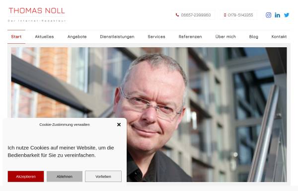 Vorschau von der-internet-redakteur.de, Thomas Noll - Der Internet-Redakteur