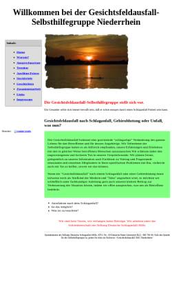 Vorschau der mobilen Webseite www.gesichtsfeldausfall-selbsthilfegruppe.de, Gesichtsfeldausfall-Selbsthilfegruppe Niederrhein
