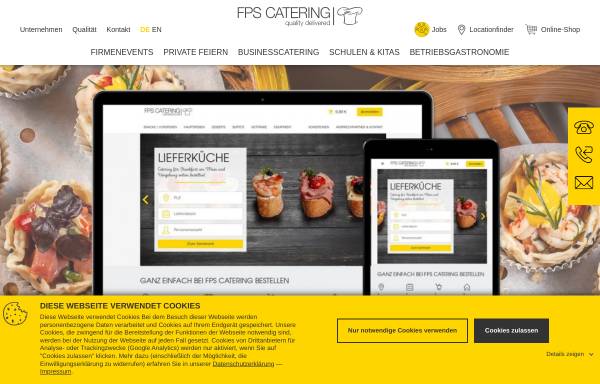 Vorschau von www.fps-catering.de, FPS Catering