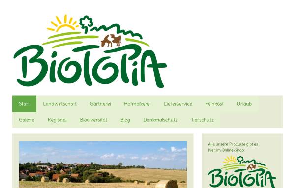 Vorschau von www.biotopia-greifenhagen.de, Biotopia-Greifenhagen