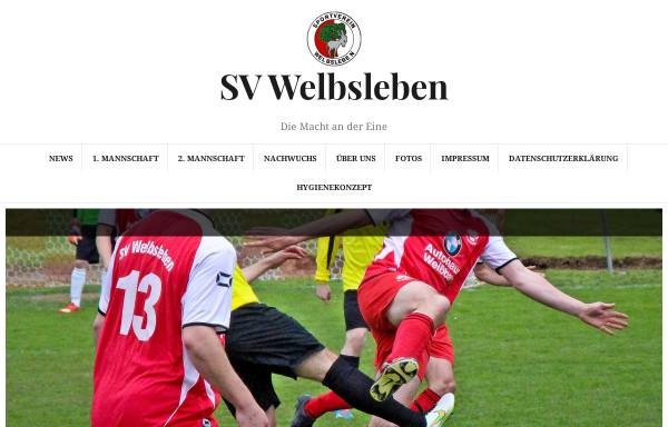 Vorschau von www.sv-welbsleben.de, SV Welbsleben