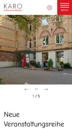 Vorschau der mobilen Webseite www.familienzentrum-waiblingen.de, Familienzentrum Waiblingen e.V.