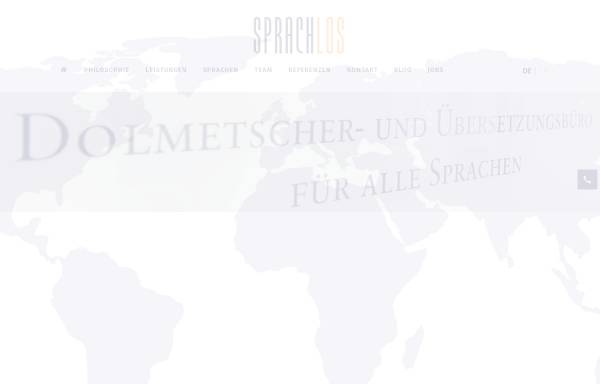 Vorschau von www.sprachlos-ms.de, acj SPRACHLOS GmbH