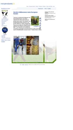 Vorschau der mobilen Webseite www.europeankarate.de, European Karate