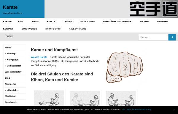 Vorschau von karate-kampfkunst.de, Shotokan Karate