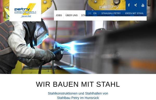Vorschau von www.petry.de, Stahlbau Petry GmbH