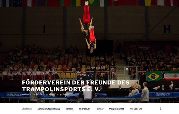 Vorschau von www.trampolin-foerderverein.de, Förderverein der Freunde des Trampolinsports in Deutschland