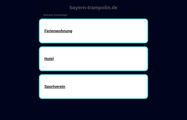 Trampolinturnen in Bayern