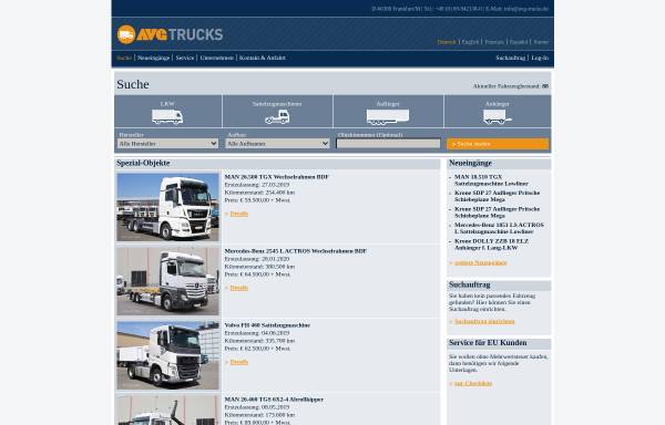 Vorschau von www.avg-trucks.de, AVG Trucks GmbH