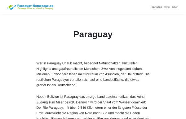 Vorschau von www.paraguay-homepage.de, Lucky S.R.L., Caacupé