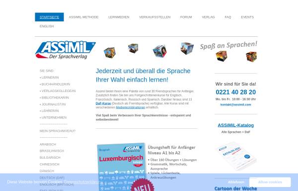 Vorschau von www.assimil.de, Assimil Verlag GmbH