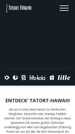 Vorschau der mobilen Webseite www.tatort-hawaii.de, Tatort Hawaii