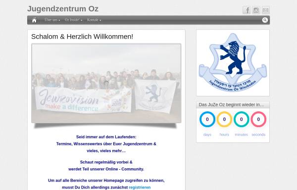 Vorschau von www.jz-oz.de, Jugendzentrum Oz Wiesbaden