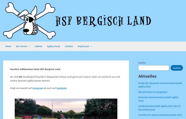 Vorschau von www.hsf-bergisch-land.de, Hunde-Sport-Freunde Bergisch-Land e.V.