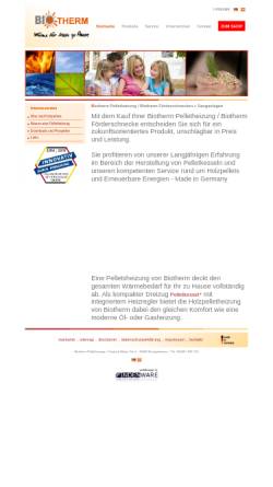 Vorschau der mobilen Webseite www.pelletheizung.de, Biotherm Pelletheizung, Inh. Stephan Glöckler
