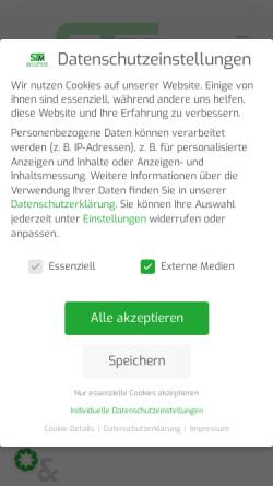 Vorschau der mobilen Webseite www.stm-malsch.de, Süddeutsche Teerindustrie GmbH & Co. KG