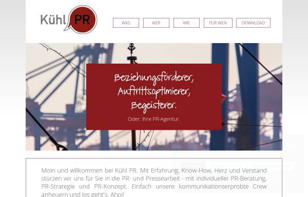 Vorschau von www.kuehlpr.de, Kühl PR