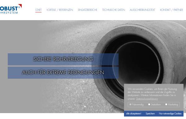 Vorschau von www.robust-rohr.de, Robust-Rohr Gruppe