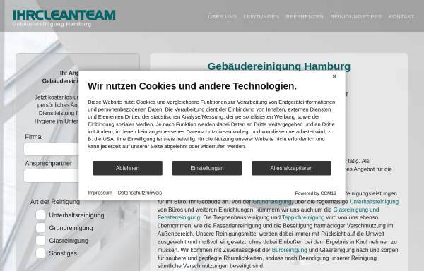 Ihr Clean Team Gebäudereinigung, Cusian u. Clieves GbR