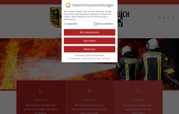 Vorschau von www.feuerwehr-longuich.de, Freiwillige Feuerwehr Longuich