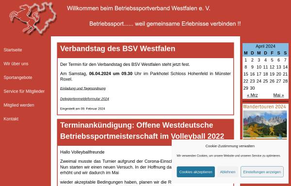 Betriebssportverband Westfalen e.V.